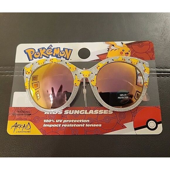 Nintendo Accessories - Kids Awesome Glittery Pikachu Sunglasses - BRAND NEW W‎ TAGS!!